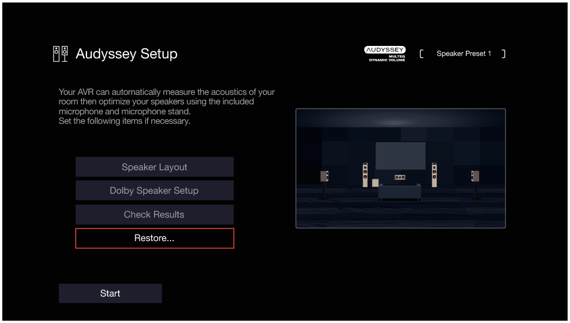 GUI AudysseySetup S97
